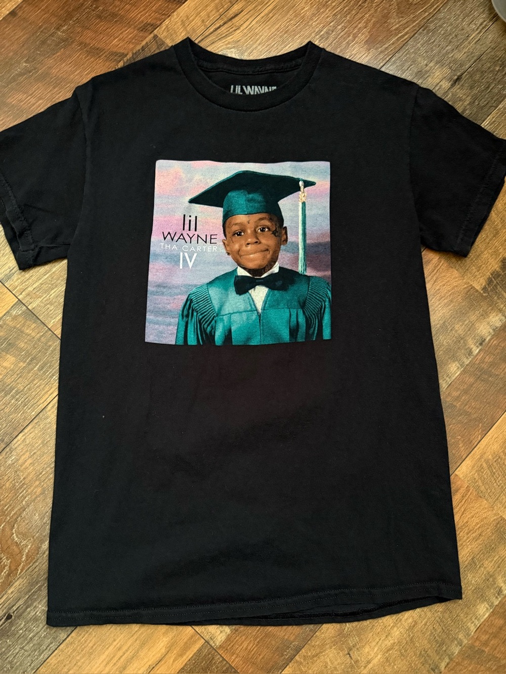 Black Graphic Tee - The Carter IV Album Art